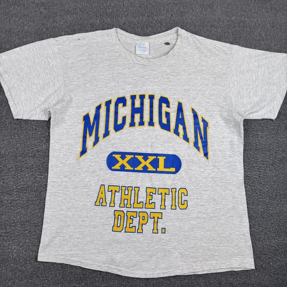 Tultex Other - Vintage Michigan Wolverines Shirt Mens XL NCAA College Athletic Dept Tultex 90s